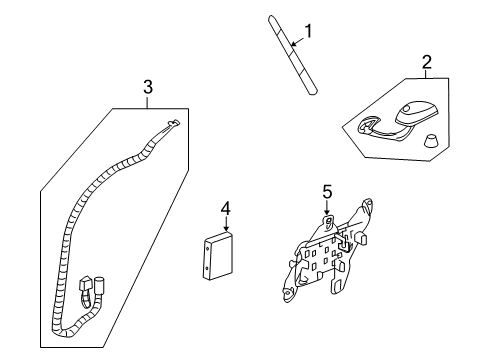 2017 Buick Enclave Antenna & Radio Diagram