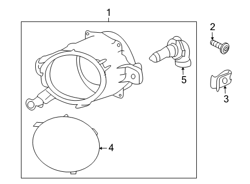 2008 Saturn Astra Bulbs Diagram 2 - Thumbnail