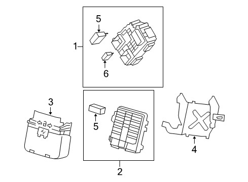 2014 Chevy Tahoe Fuse & Relay Diagram 2 - Thumbnail