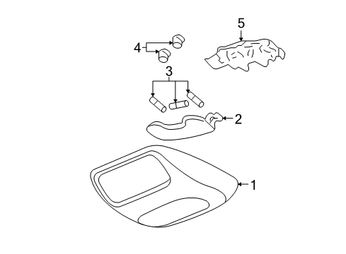 2006 Chevy Tahoe Overhead Console Diagram 3 - Thumbnail