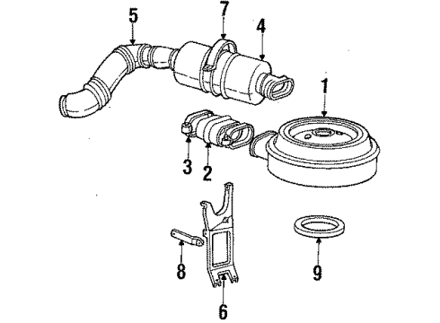 1987 GMC Jimmy Air Intake Diagram