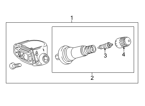 2018 Cadillac CTS Tire Pressure Monitoring, Electrical Diagram 2 - Thumbnail