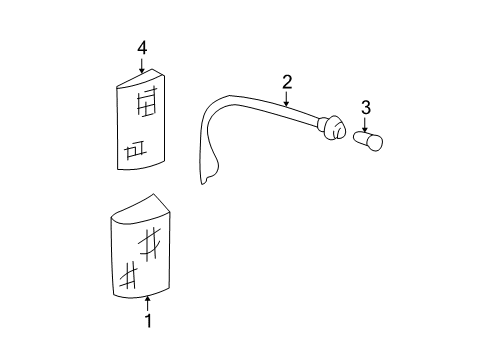 1996 Chevy K1500 Front Lamps - Side Marker Lamps Diagram