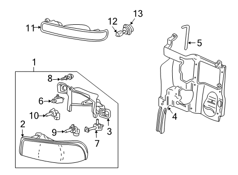 2006 GMC Yukon XL 1500 Headlamps, Electrical Diagram 2 - Thumbnail