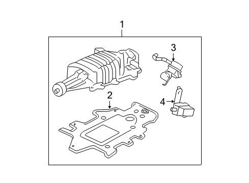 2006 Pontiac Grand Prix Supercharger & Components Diagram