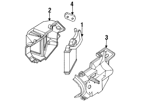 1992 Chevy Corvette Hose Assembly, Heater Inlet Diagram for 10213634