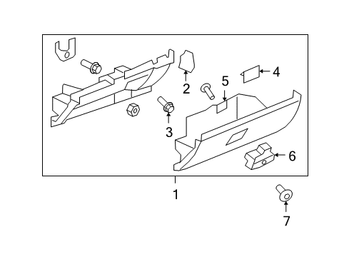 2008 Hummer H2 Glove Box Diagram