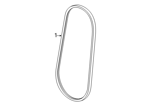 2014 Cadillac ELR Belts & Pulleys, Maintenance Diagram