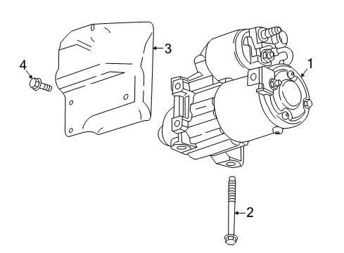 2018 Cadillac CTS Starter, Electrical Diagram 4 - Thumbnail