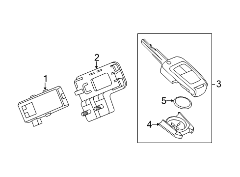 2015 Chevy Spark Keyless Entry Components Diagram