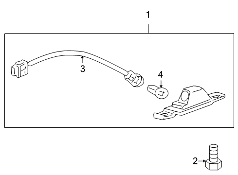 2008 Pontiac G6 License Lamps Diagram