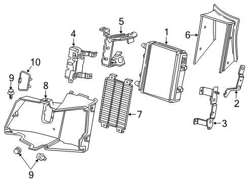 2016 Cadillac ATS Intercooler, Cooling Diagram 5 - Thumbnail