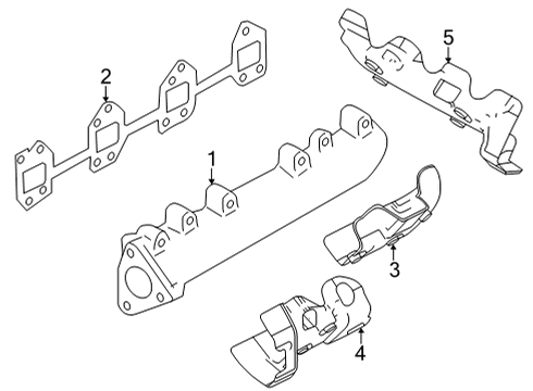 2022 Chevy Silverado 2500 HD Exhaust Manifold Diagram