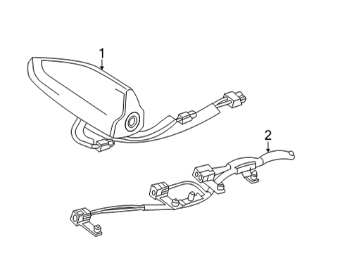 2023 Cadillac CT5 Antenna & Radio Diagram