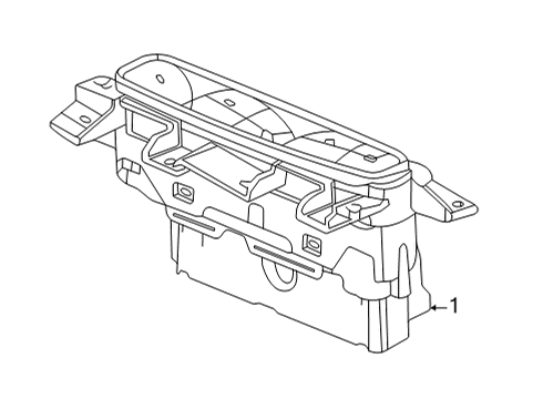 2024 Buick Enclave Center Console Diagram 1 - Thumbnail