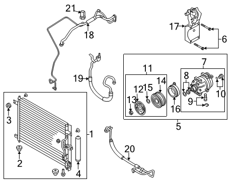 2004 Chevy Aveo Switches & Sensors Diagram