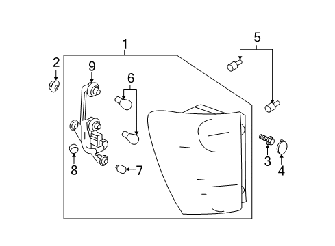 2006 Chevy Equinox Tail Lamps Diagram