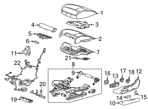 2018 Buick Regal TourX Lumbar Control Seats Diagram 2 - Thumbnail