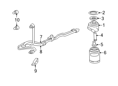 1997 Chevy Blazer Filters Diagram 1 - Thumbnail