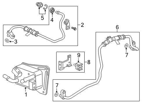 2024 Chevy Blazer Trans Oil Cooler Diagram