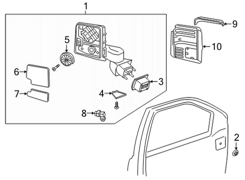 2023 GMC Sierra 2500 HD Automatic Temperature Controls Diagram 3 - Thumbnail