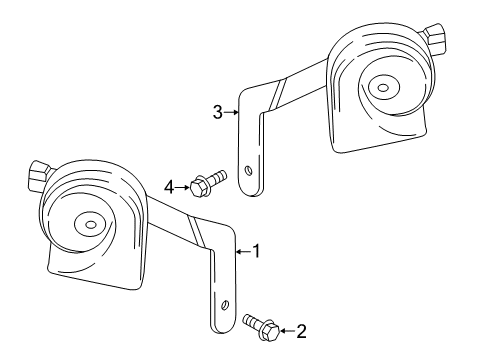 2023 Buick Envision Horn Diagram