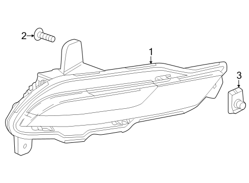 2024 Buick Encore GX Signal Lamps Diagram