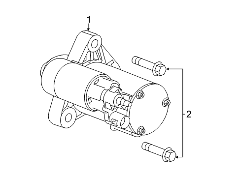 2013 Cadillac ATS Starter Diagram