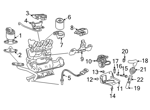 2004 Buick Century Emission Components Diagram