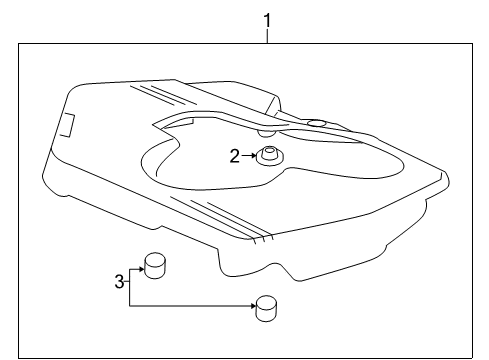 2007 Pontiac G6 Cover Assembly, Intake Manifold Diagram for 12599419