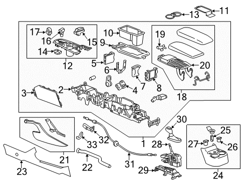 2017 Chevy Volt Heater Assembly, F/Seat Cush Diagram for 84369836