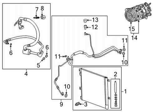 2023 Cadillac XT6 Air Conditioner Diagram 1 - Thumbnail