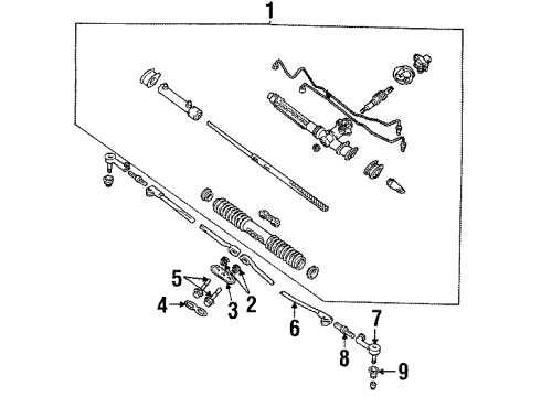 1990 Chevy Cavalier Pulley Assembly, P/S Pump Diagram for 10070151