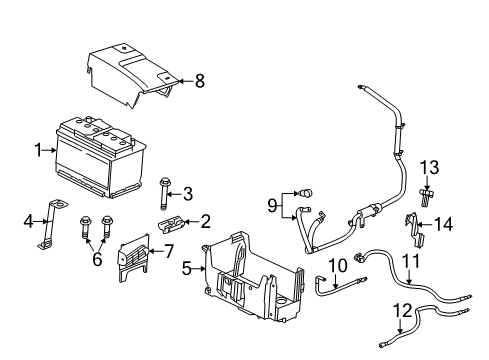 2011 Buick LaCrosse Battery Diagram