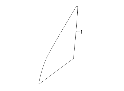 2016 Chevy City Express Window,Windshield Pillar Stationary Diagram for 19317643