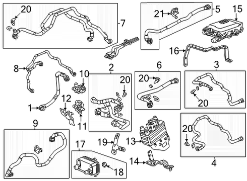 2022 GMC Hummer EV Pickup MOUNT-DRV MOT RR Diagram for 85516978