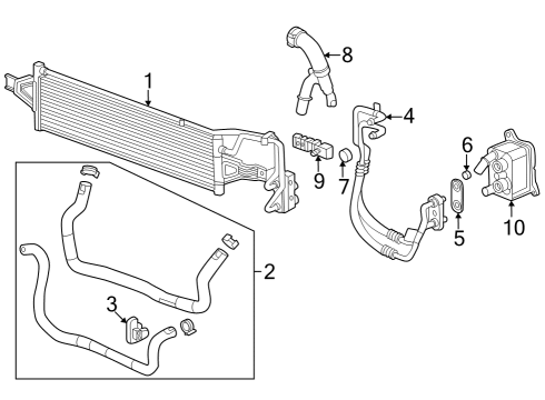 2024 Buick Encore GX Trans Oil Cooler Diagram