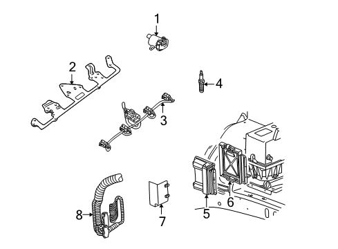 2004 Buick Rainier Ignition System Diagram 2 - Thumbnail