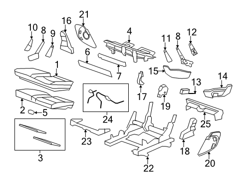 2014 Chevy Traverse Second Row Seats Diagram 2 - Thumbnail