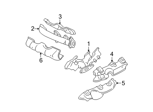 2006 Buick Rendezvous Exhaust Manifold Diagram