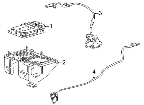 2022 Cadillac Escalade ESV Electrical Components Diagram 4 - Thumbnail