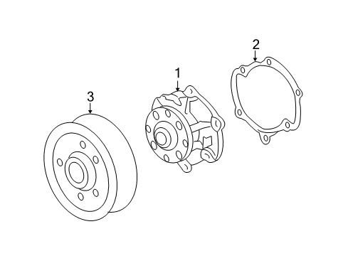 2007 Cadillac CTS Belts & Pulleys, Maintenance Diagram 3 - Thumbnail