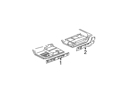 2003 Cadillac Escalade ESV Rocker Panel Diagram