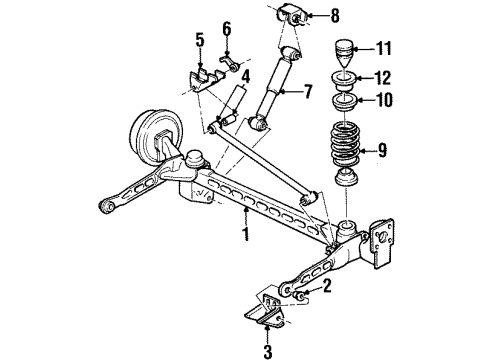 2001 Oldsmobile Silhouette Rear Suspension Diagram