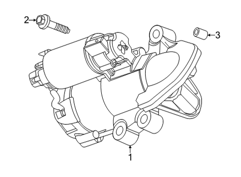 2024 Cadillac CT4 Starter Diagram 1 - Thumbnail