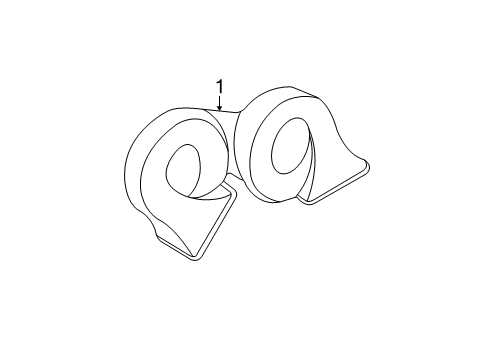 2013 Cadillac CTS Horn Diagram 3 - Thumbnail