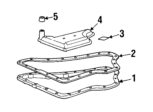 1994 Cadillac DeVille Automatic Transmission, Maintenance Diagram 2 - Thumbnail