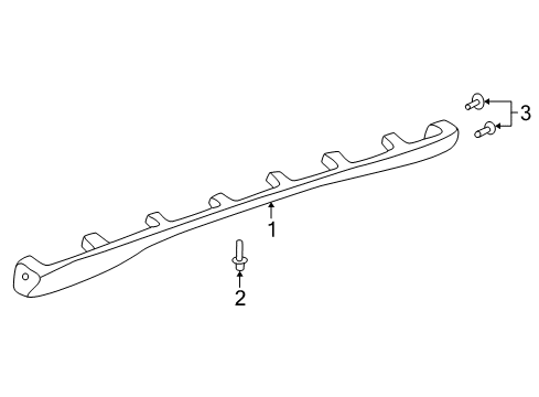 1996 Pontiac Sunfire Exterior Trim - Pillars, Rocker & Floor Diagram