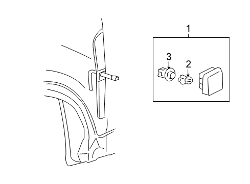 2009 Saturn Vue Side Repeater Lamps Diagram