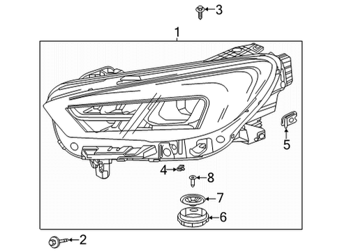 2022 Buick Encore GX Headlamps Diagram 2 - Thumbnail